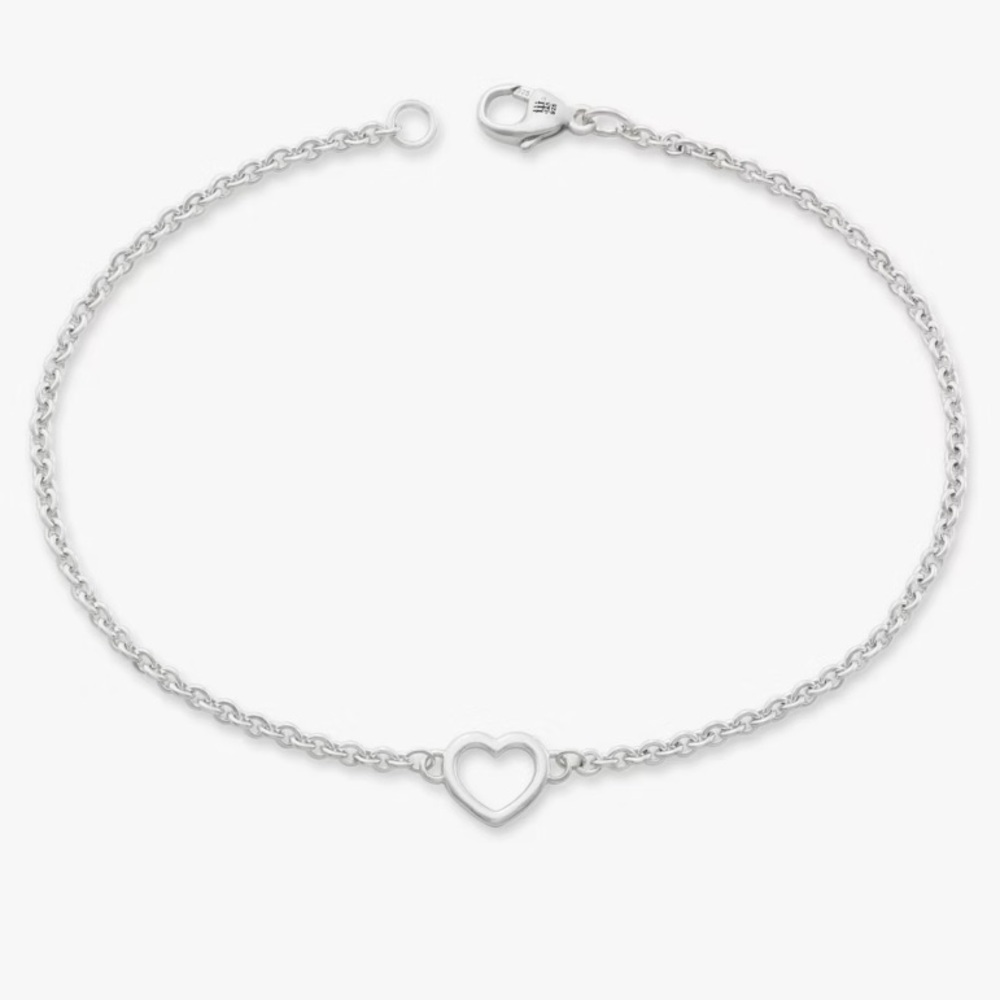 NIB James Avery Heart Station Charm Anklet SOLD